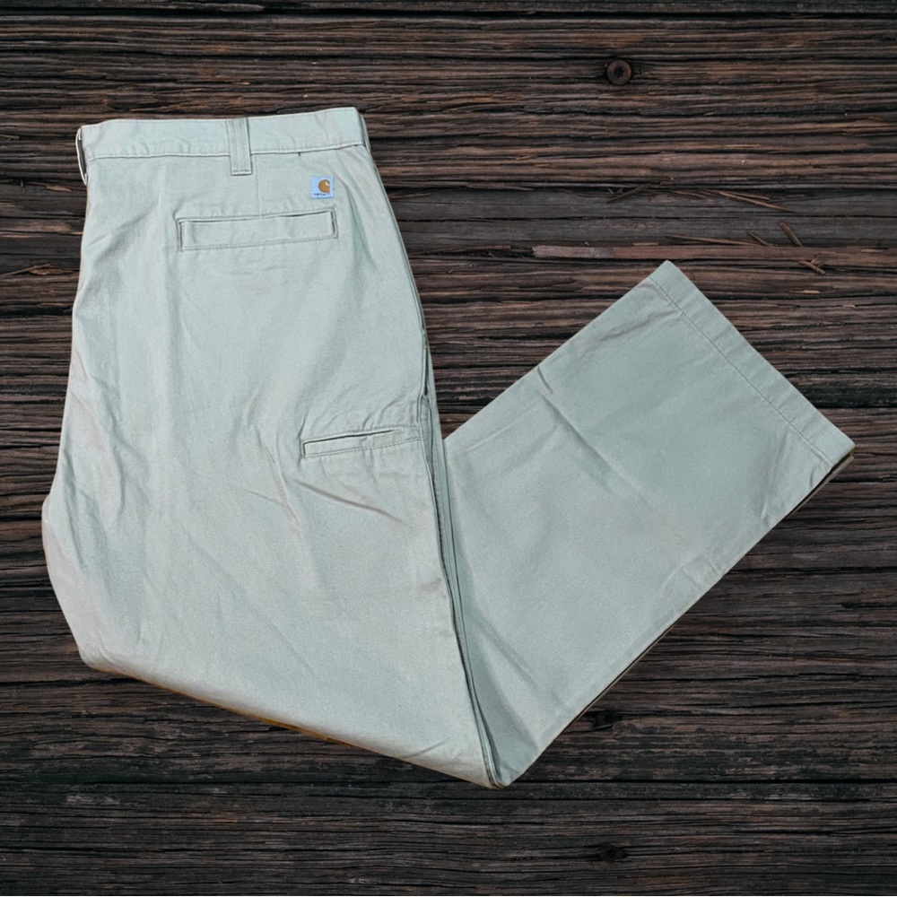 Mens Carhartt Khaki Pants - Size 44/32